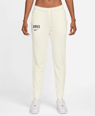 Nike Женские белые брюки USMNT Club Fleece Mid-Rise