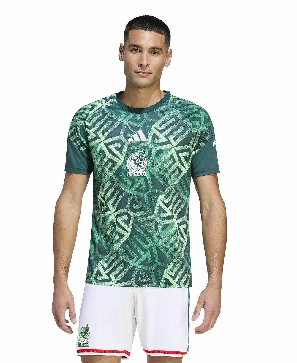 Мужская джерси Adidas Mexico National Team 2026 Pre-Match Green