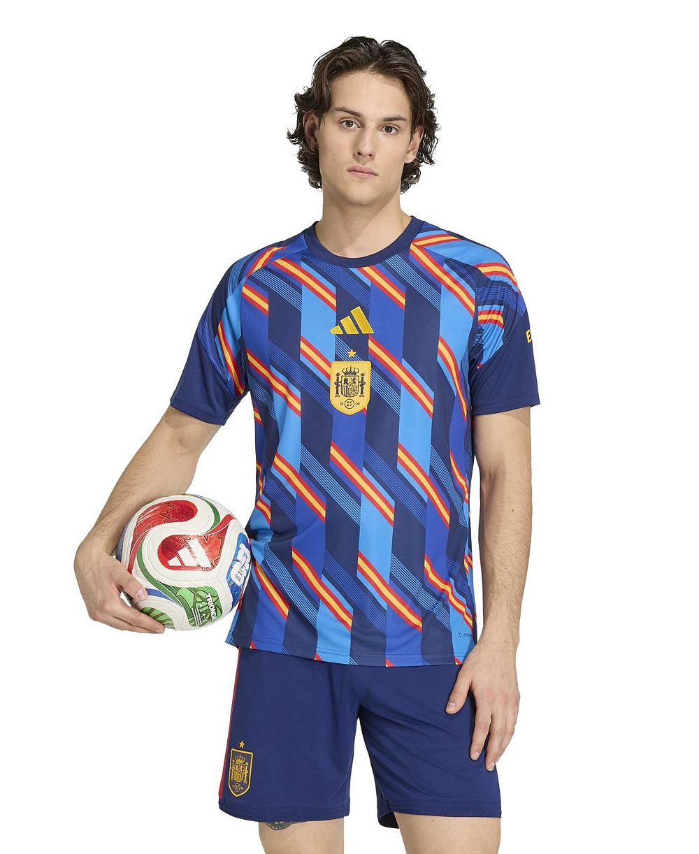 Adidas Мужская джерси Испания 2026 Pre-Match, темно-синяя