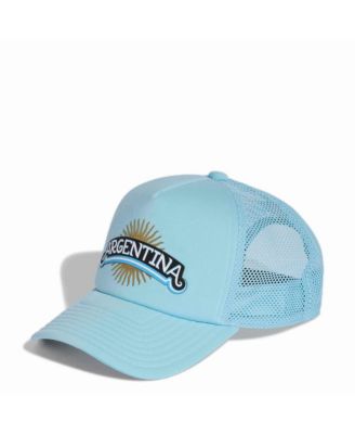 Мужская и женская кепка Adidas Light Blue Argentina National Team Trucker Adjustable