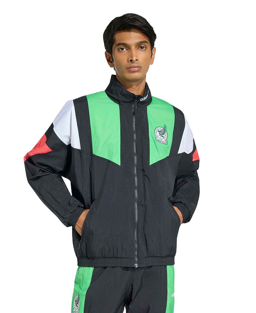 Adidas Men's Black Mexico National Team EQT Full-Zip Track Sweatshirt