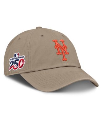 Мужская кепка Nike Khaki New York Mets Celebrating America's 250th Club Adjustable Hat