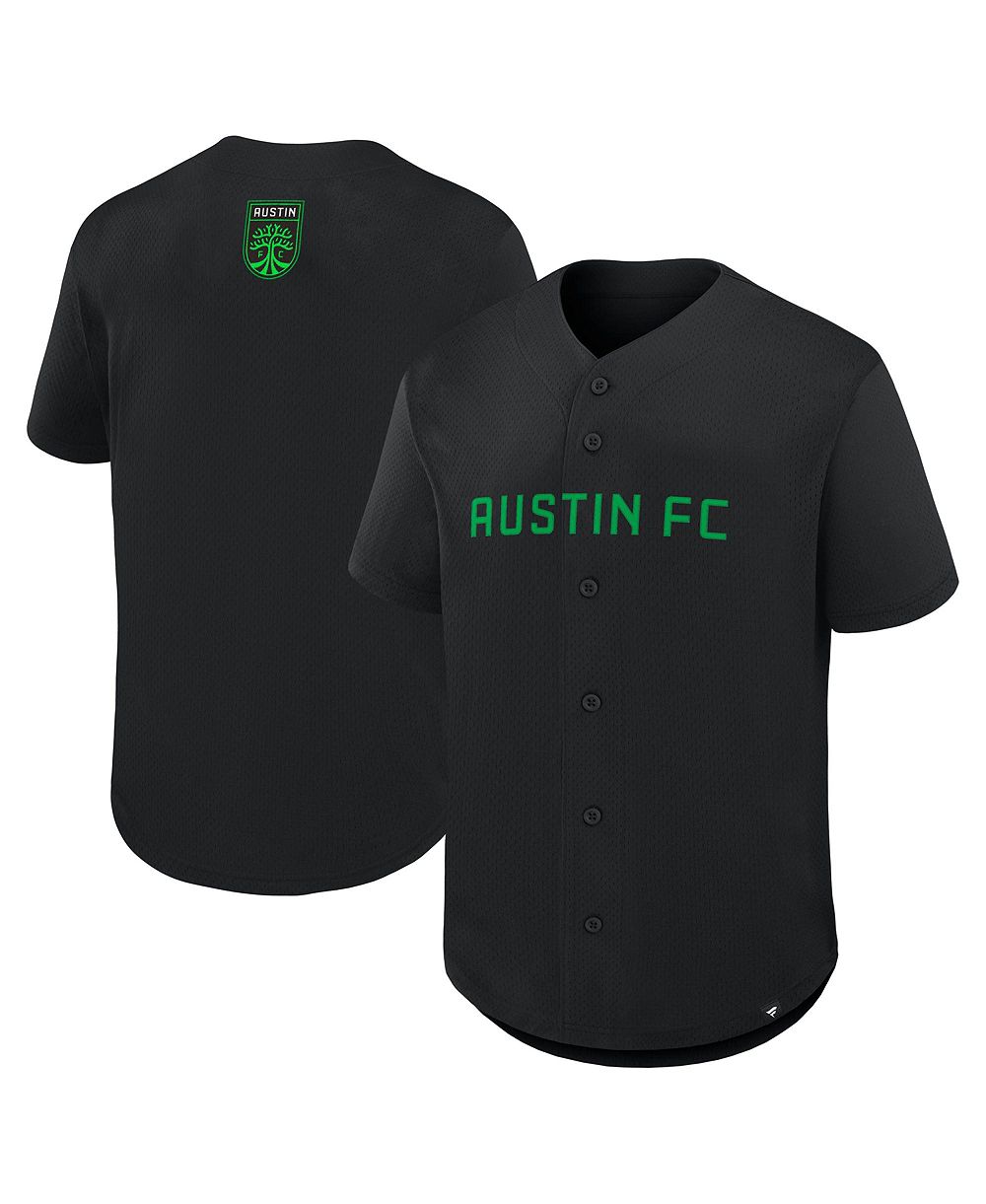 Fanatics Men's Black Austin FC Maximum Intensity Button-Up Jersey