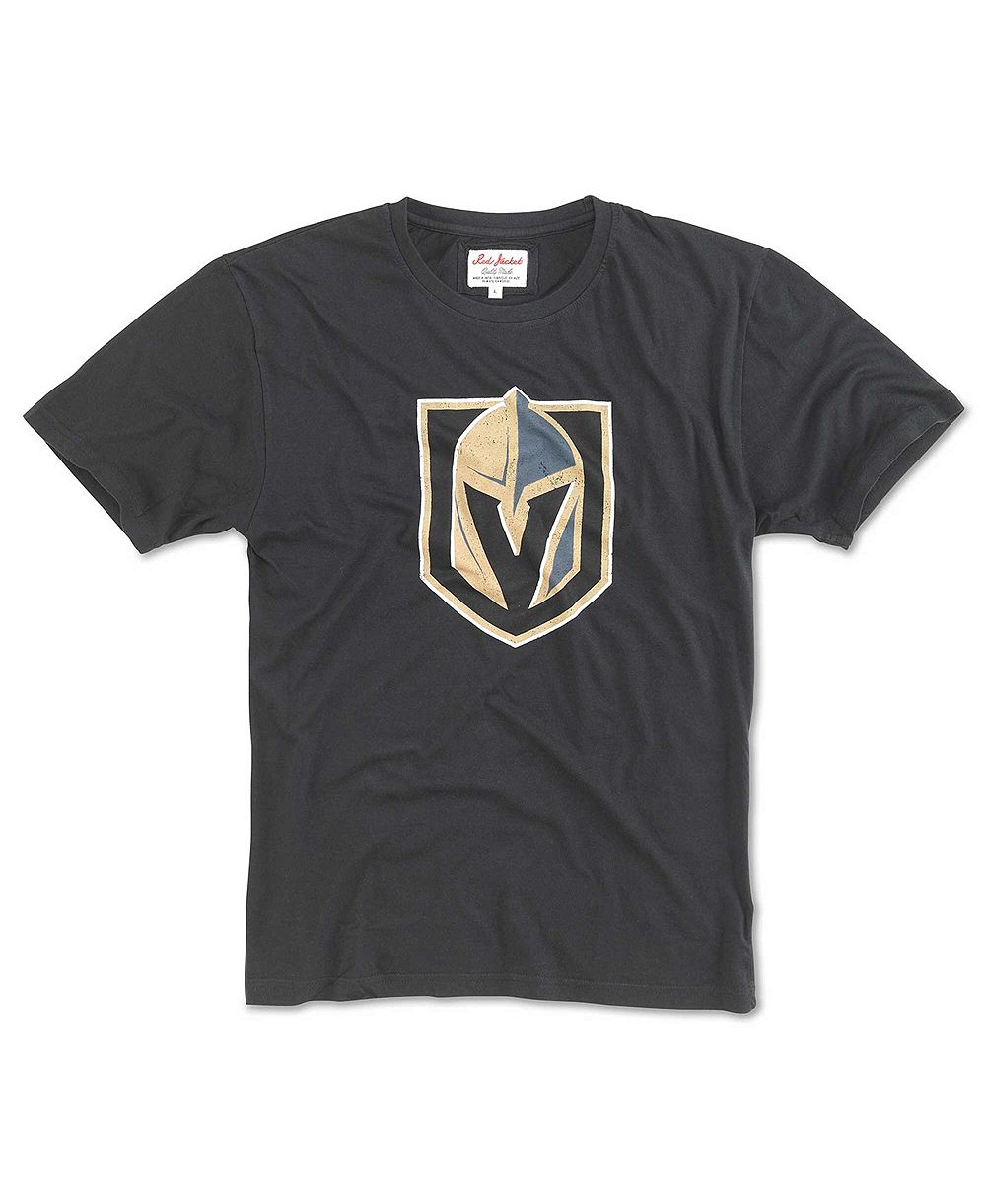 Мужская футболка American Needle Black Vegas Golden Knights Brass Tacks
