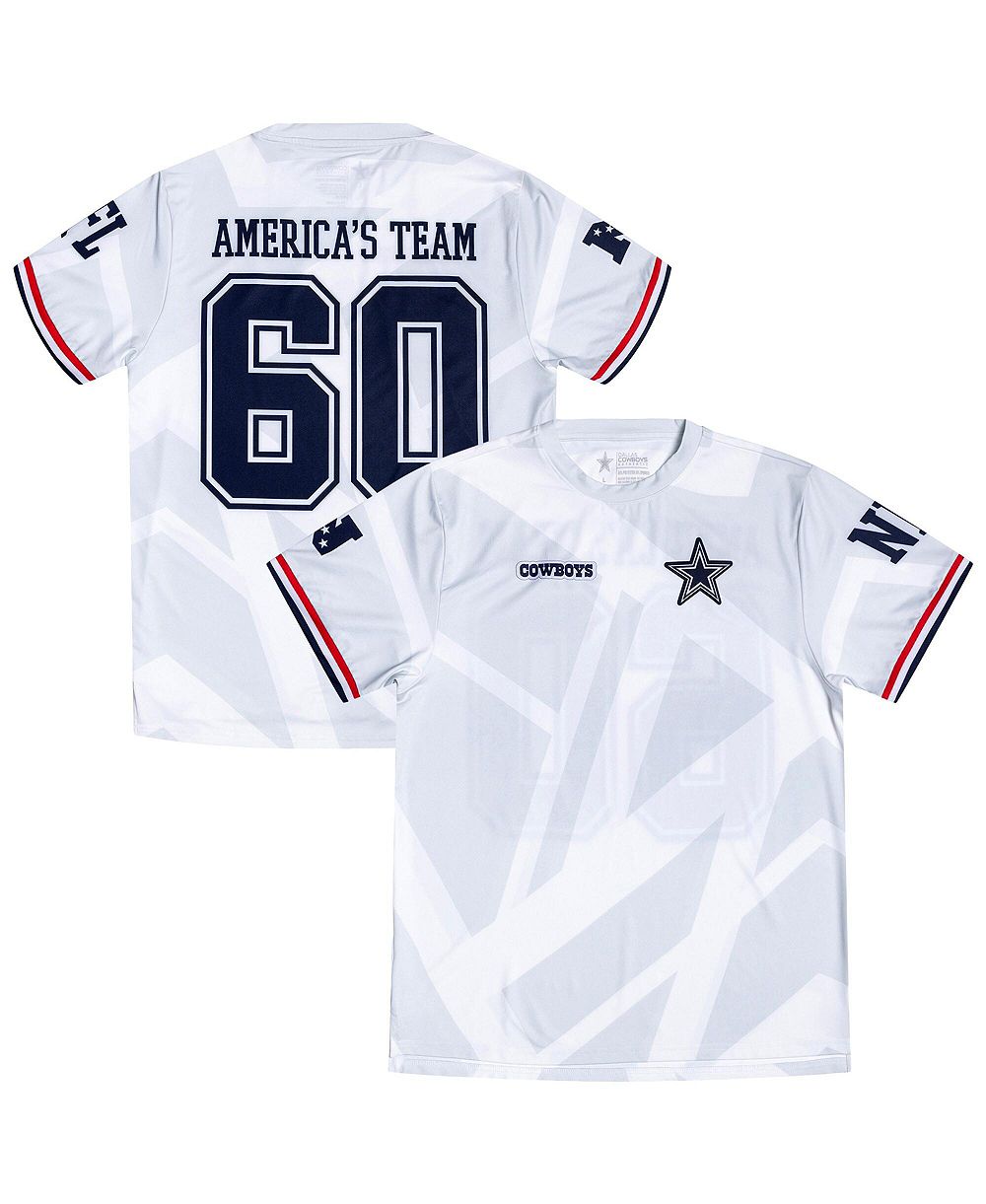Dallas Cowboys Merchandise Мужская футболка-футболка Dallas Cowboys America's Team, серая