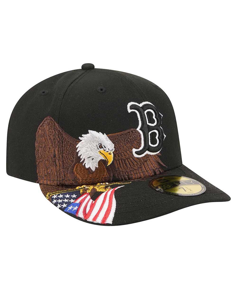 Мужская кепка New Era Boston Red Sox Americana Bald Eagle Pre-Curved 59FIFTY Fitted