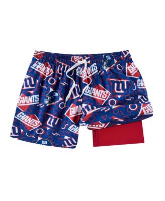 Мужские плавки Chubbies Blue New York Giants Game Day Fit Classic Lined Swim Trunks