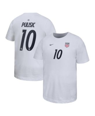 Детская футболка Nike Christian Pulisic White USMNT Home Player Name & Number