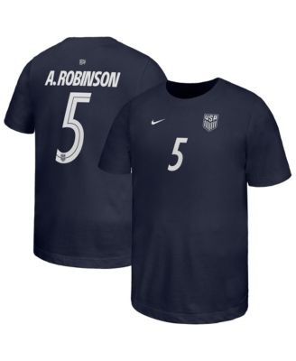 Nike Big Boys and Girls Antonee Robinson Navy USMNT Away Player Name & Number T-Shirt