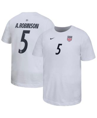 Nike Футболка Antonee Robinson White USMNT Home Player Name & Number для мальчиков и девочек