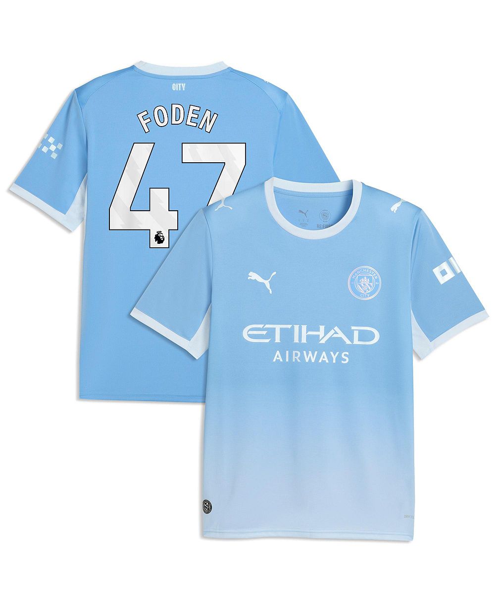 Puma Мужская джерси Manchester City 2026/27 Home Replica Phil Foden Light Blue