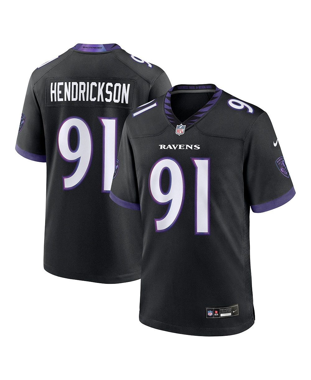 Nike Мужская джерси Baltimore Ravens Alternate Game, Trey Hendrickson, черная
