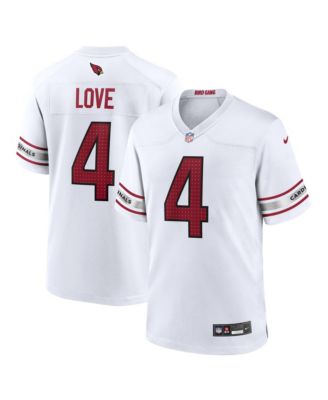 Nike Мужская джерси Arizona Cardinals Jeremiyah Love White Game Player