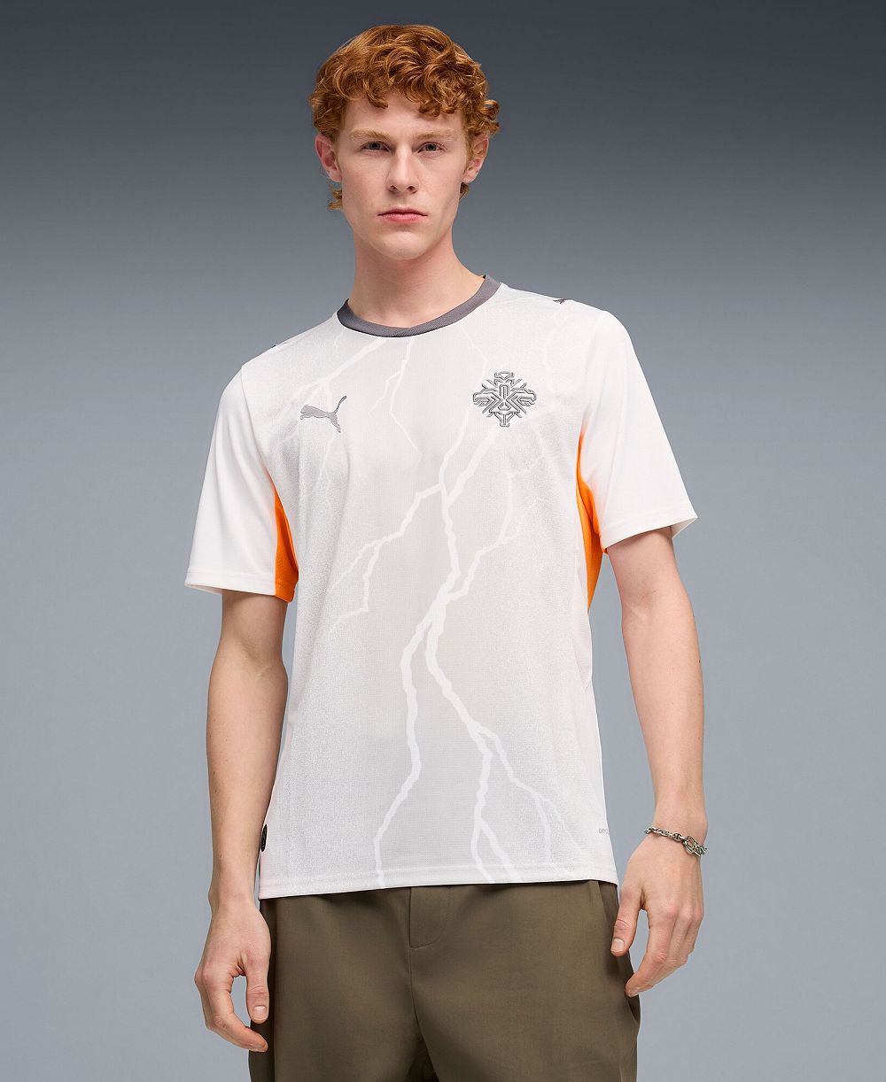 Мужская джерси Puma White Iceland National Team 2026 Away Replica