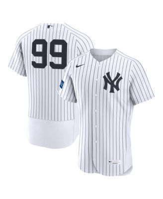 Мужская Nike Jersey New York Yankees Aaron Judge Home Authentic Sponsor Patch