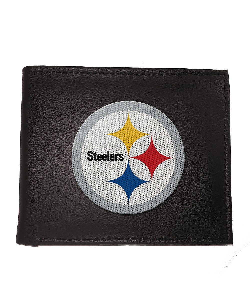 Evergreen Enterprises бифолд кошелек Pittsburgh Steelers из синтетической кожи с вышивкой