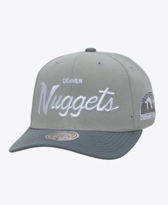 Mitchell & Ness Мужская кепка Snapback Denver Nuggets Thunderstorm Head Coach Pro Crown, серая