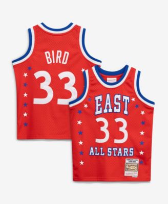 Детская джерси Mitchell & Ness Larry Bird Red 1983 NBA All-Star Game Hardwood Classics Swingman