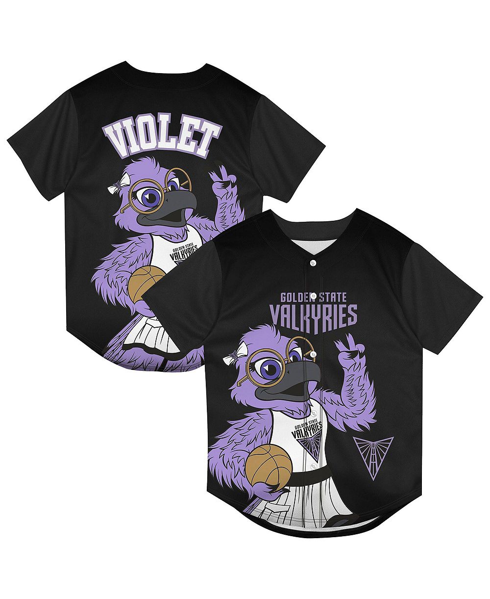 Outerstuff Preschool Eclipse Black Golden State Valkyries Mascot Friend Mesh Fashion Jersey