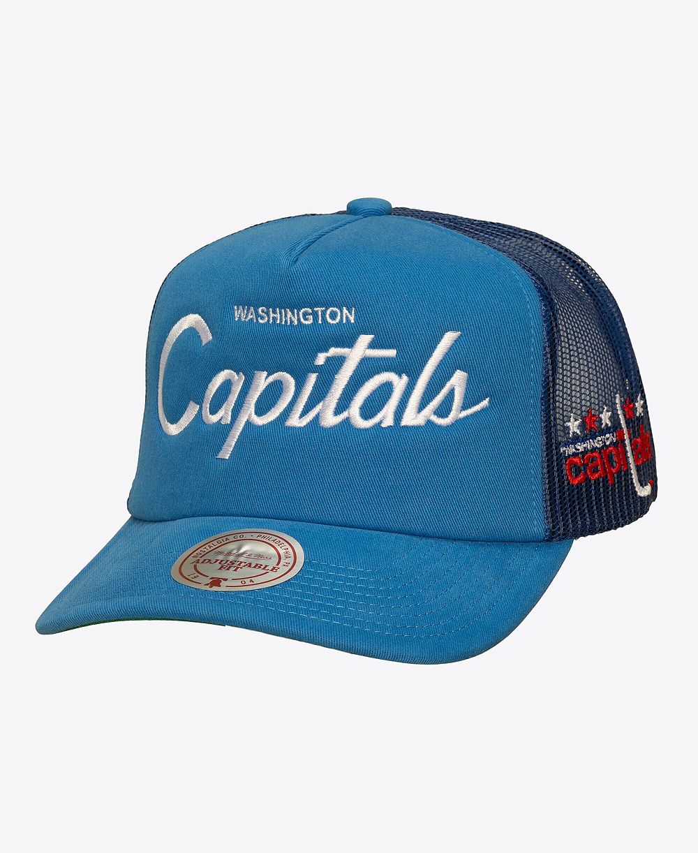 Мужская кепка Mitchell & Ness Washington Capitals Head Coach Trucker Adjustable