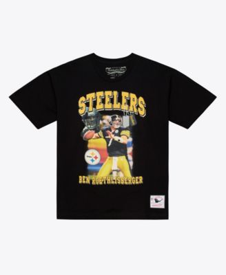 Mitchell & Ness Men's Ben Roethlisberger Black Pittsburgh Steelers Photo Reel T-Shirt