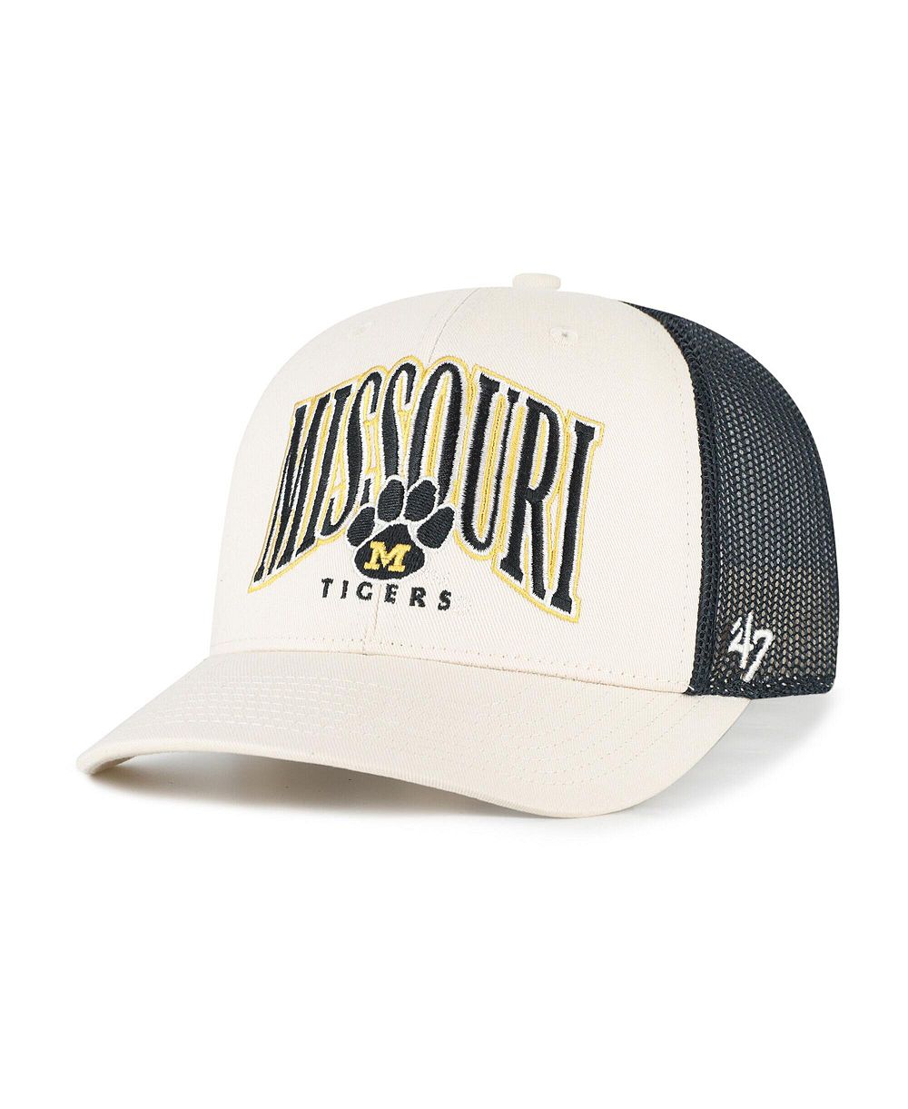 Мужская кепка '47 Brand Natural Missouri Tigers Drawbridge Trucker Adjustable