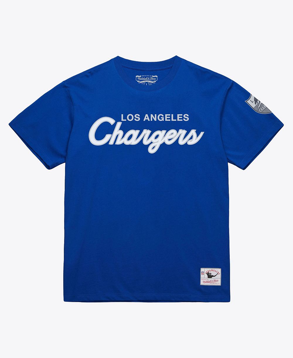 Mitchell & Ness Men's Royal Los Angeles Chargers Head Coach Classic T-Shirt