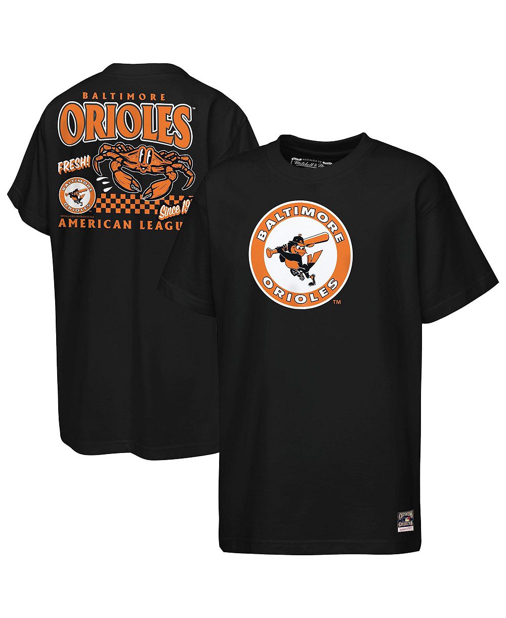 Детская футболка Mitchell & Ness Baltimore Orioles Cooperstown Concession Black
