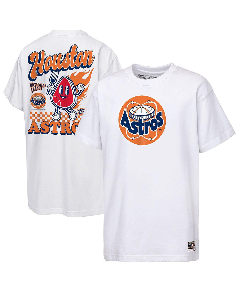 Mitchell & Ness футболка белая Houston Astros Cooperstown Concession для мальчиков и девочек