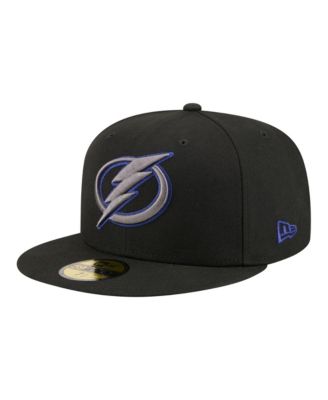 New Era Men's Black Tampa Bay Lightning Color Pop 59FIFTY Fitted Hat