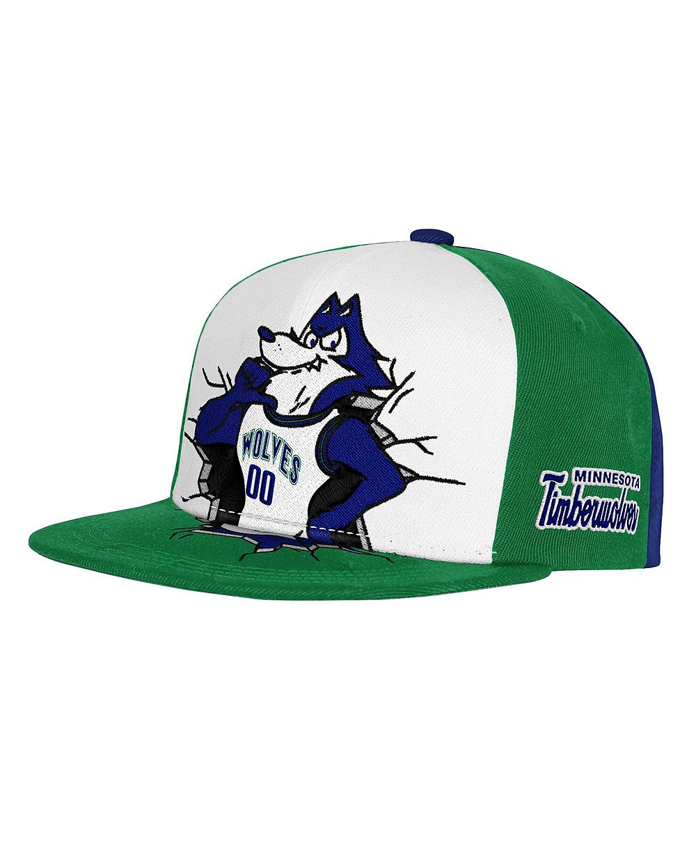 Кепка Mitchell & Ness Minnesota Timberwolves Mascot Snapback для детей и подростков
