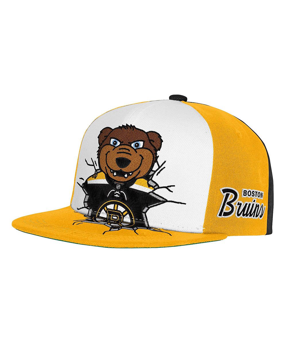 Mitchell & Ness кепка Snapback Boston Bruins Mascot для мальчиков и девочек, черная