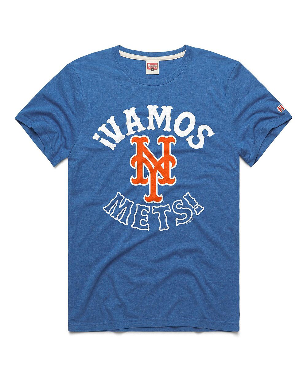 Homage Мужская футболка Tri-Blend Royal New York Mets Vamos