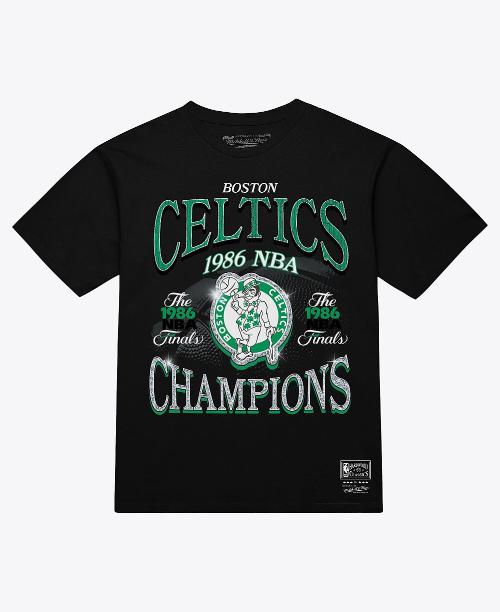 Мужская футболка Mitchell & Ness Black Boston Celtics s Era