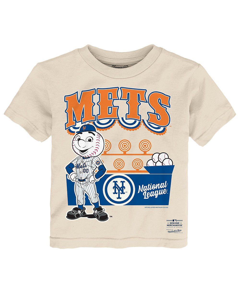 Mitchell & Ness детская футболка New York Mets Cream