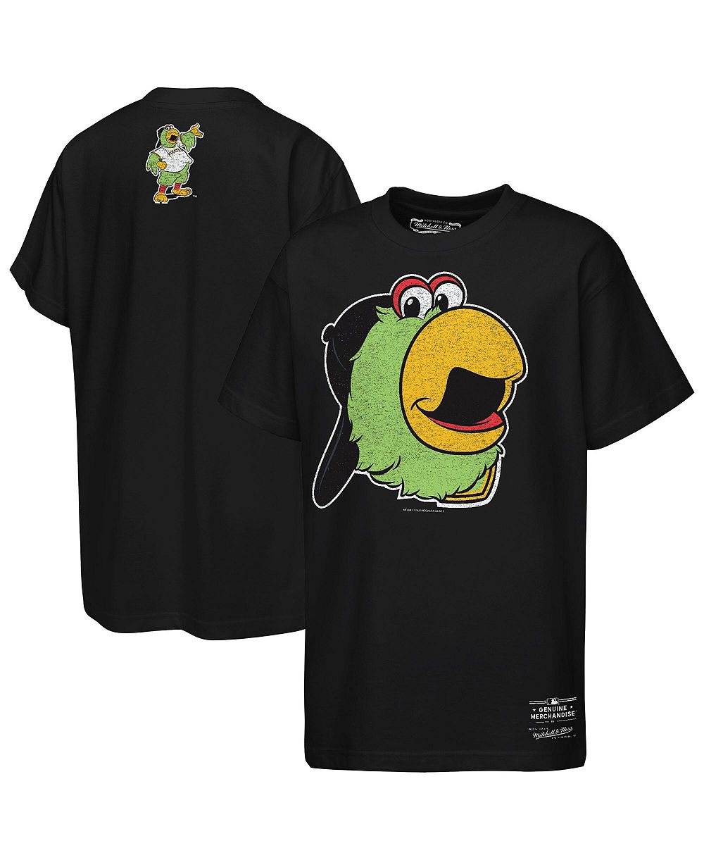 Mitchell & Ness футболка Pittsburgh Pirates Big Face Mascot, для мальчиков и девочек, черная