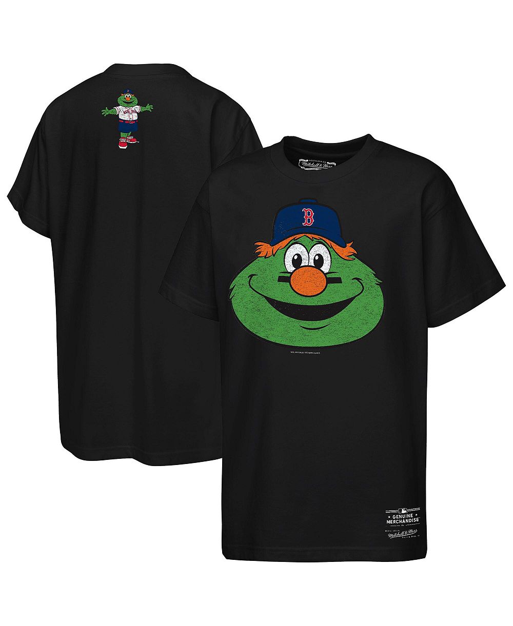 Детская футболка Mitchell & Ness Black Boston Red Sox Big Face Mascot
