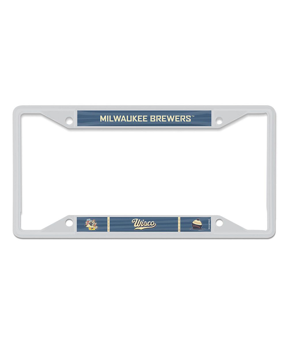 Рамка для номерного знака Wincraft Milwaukee Brewers 2026 City Connect Laser Cut Metal
