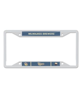 Рамка для номерного знака Wincraft Milwaukee Brewers 2026 City Connect Laser Cut Metal