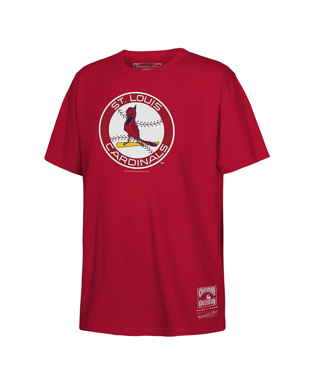 Детская футболка Mitchell & Ness Red St. Louis Cardinals Retro Logo