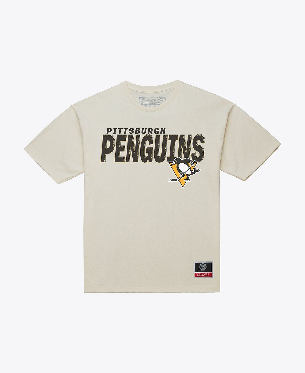 Мужская футболка Mitchell & Ness Pittsburgh Penguins Core Plus