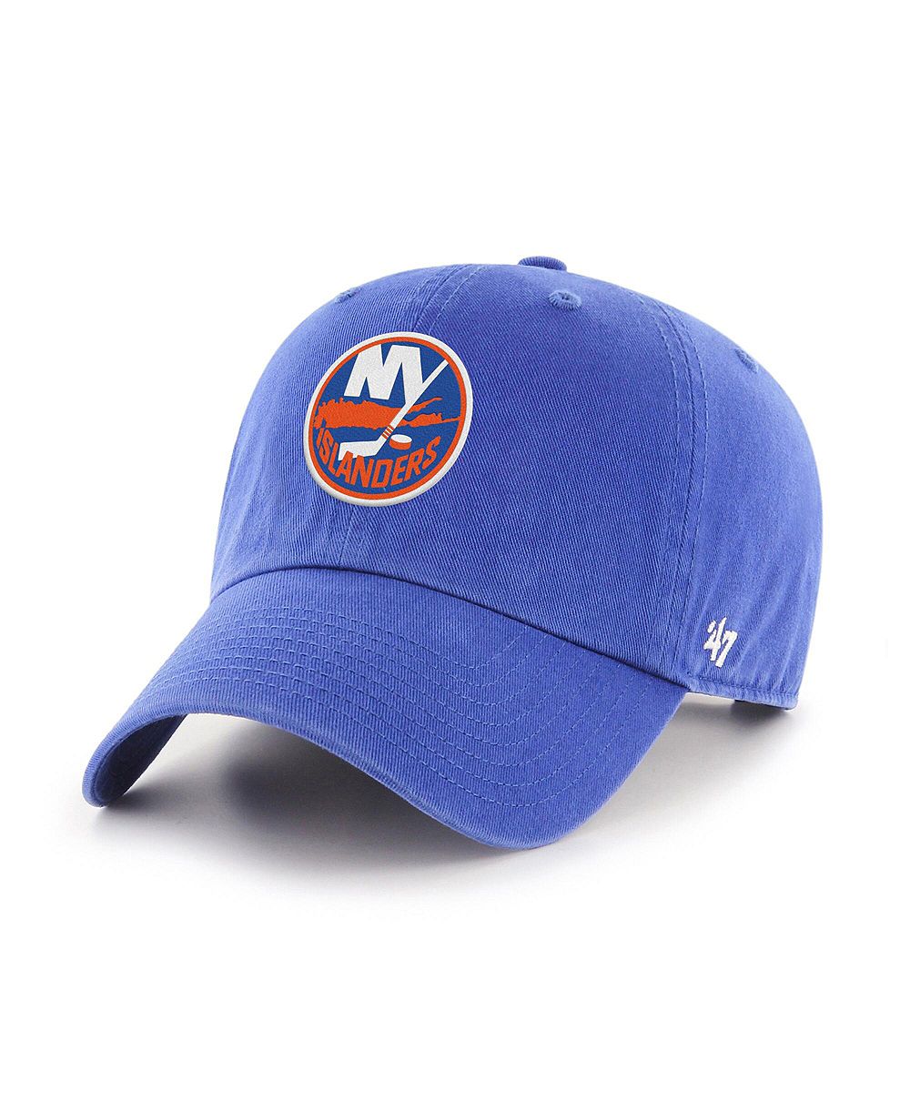 '47 Brand Men's Royal New York Islanders Logo Clean Up Adjustable Hat