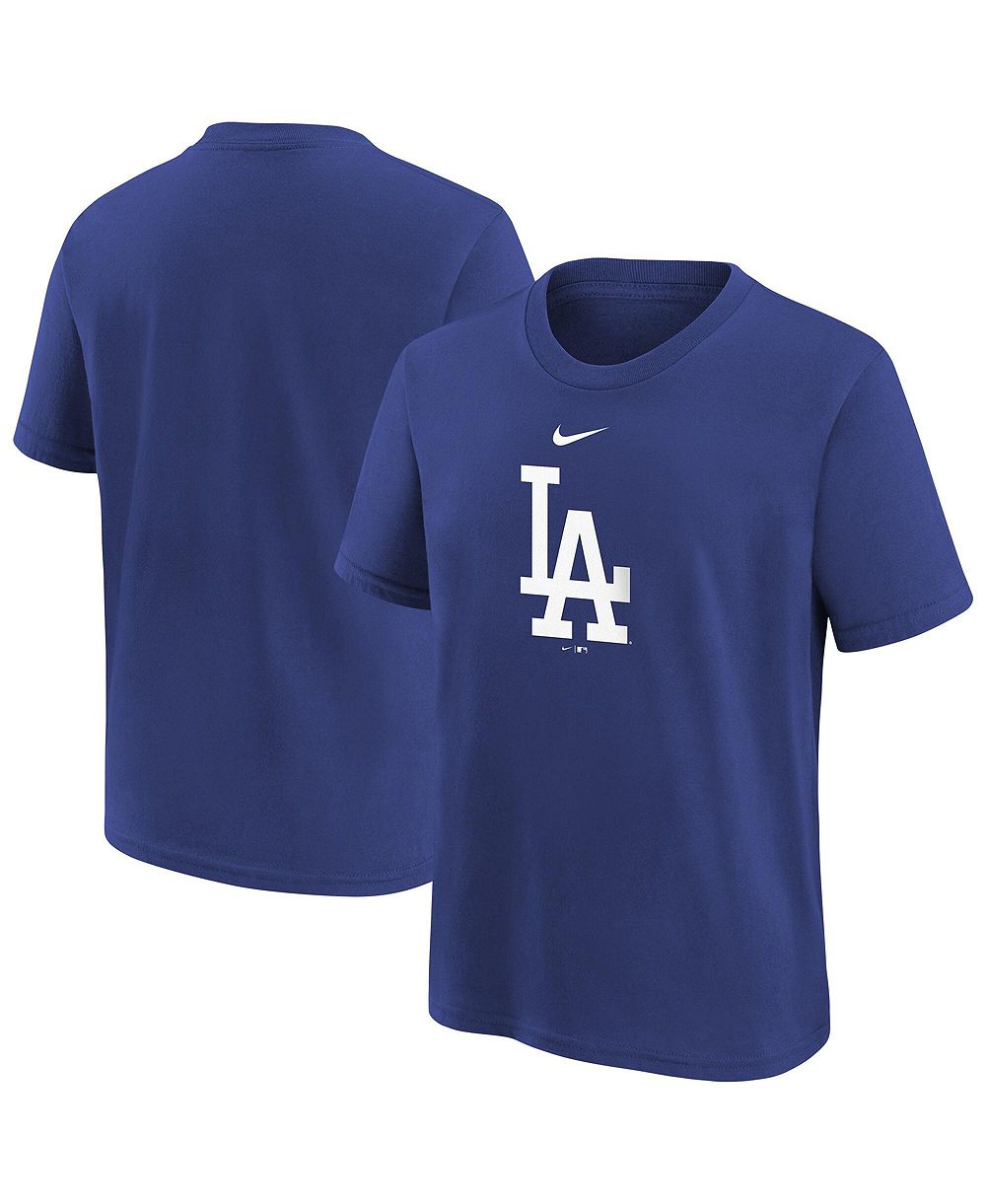 Детская футболка Nike Los Angeles Dodgers Large Logo, королевский синий