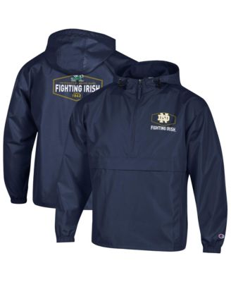 Champion Мужская куртка Notre Dame Fighting Irish Delay Packable Half-Zip Navy