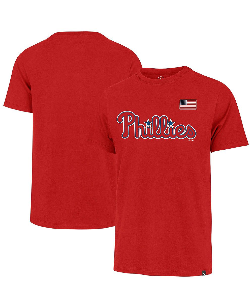 '47 Brand Мужская футболка с флагом США Heritage Philadelphia Phillies