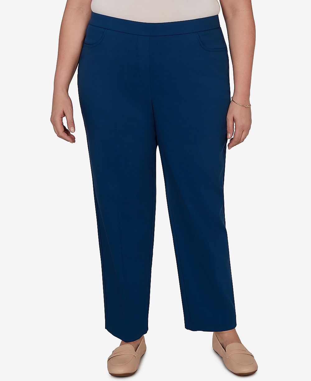 Женские брюки Plus Size Alfred Dunner Colored Allure Stretch Short Length