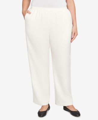 Женские цветные брюки Alfred Dunner Plus Size Colored Pull-On Pants