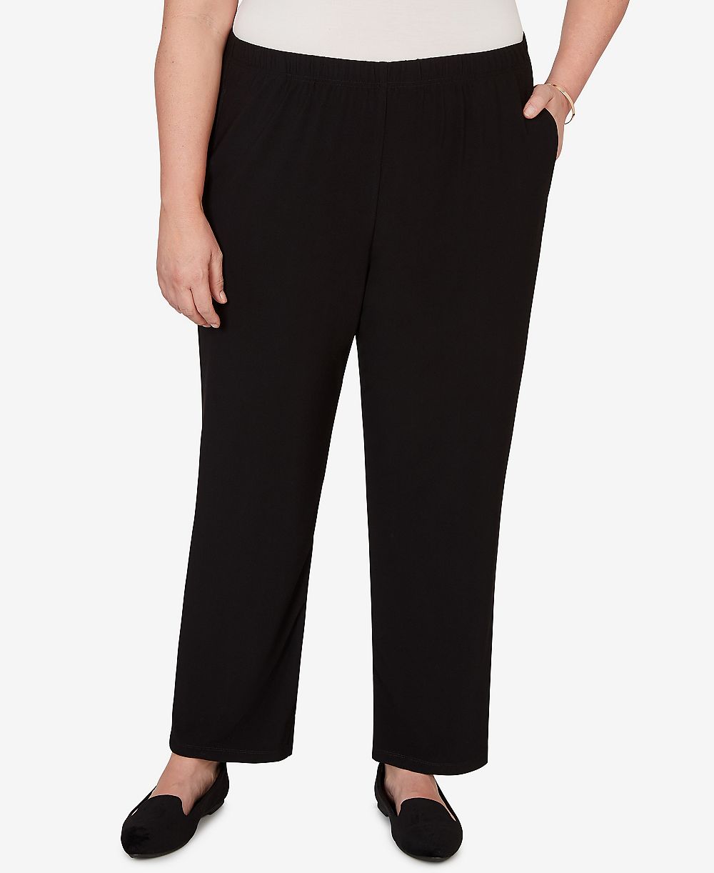 Брюки Alfred Dunner Plus Size Soft Crepe Short Length