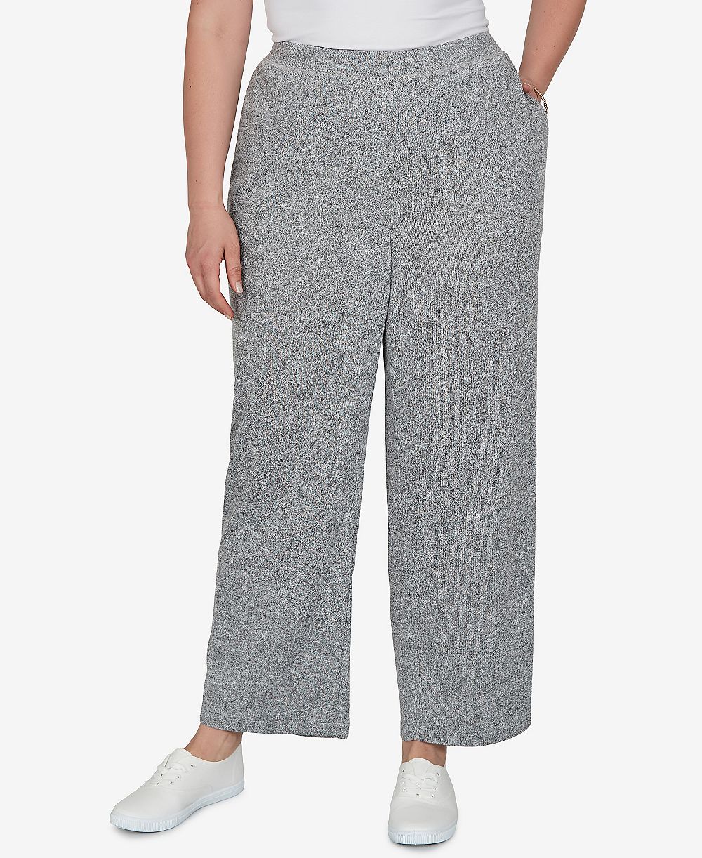 Брюки Alfred Dunner Plus Size Brushed Heather Pull-On