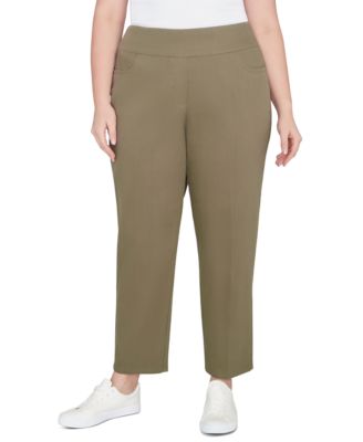 Alfred Dunner Plus Size Super Stretch Pull-On Pants